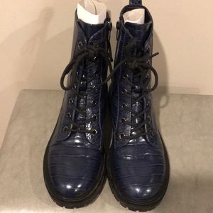 Nine West Calisa Lug Sole Combat Boots